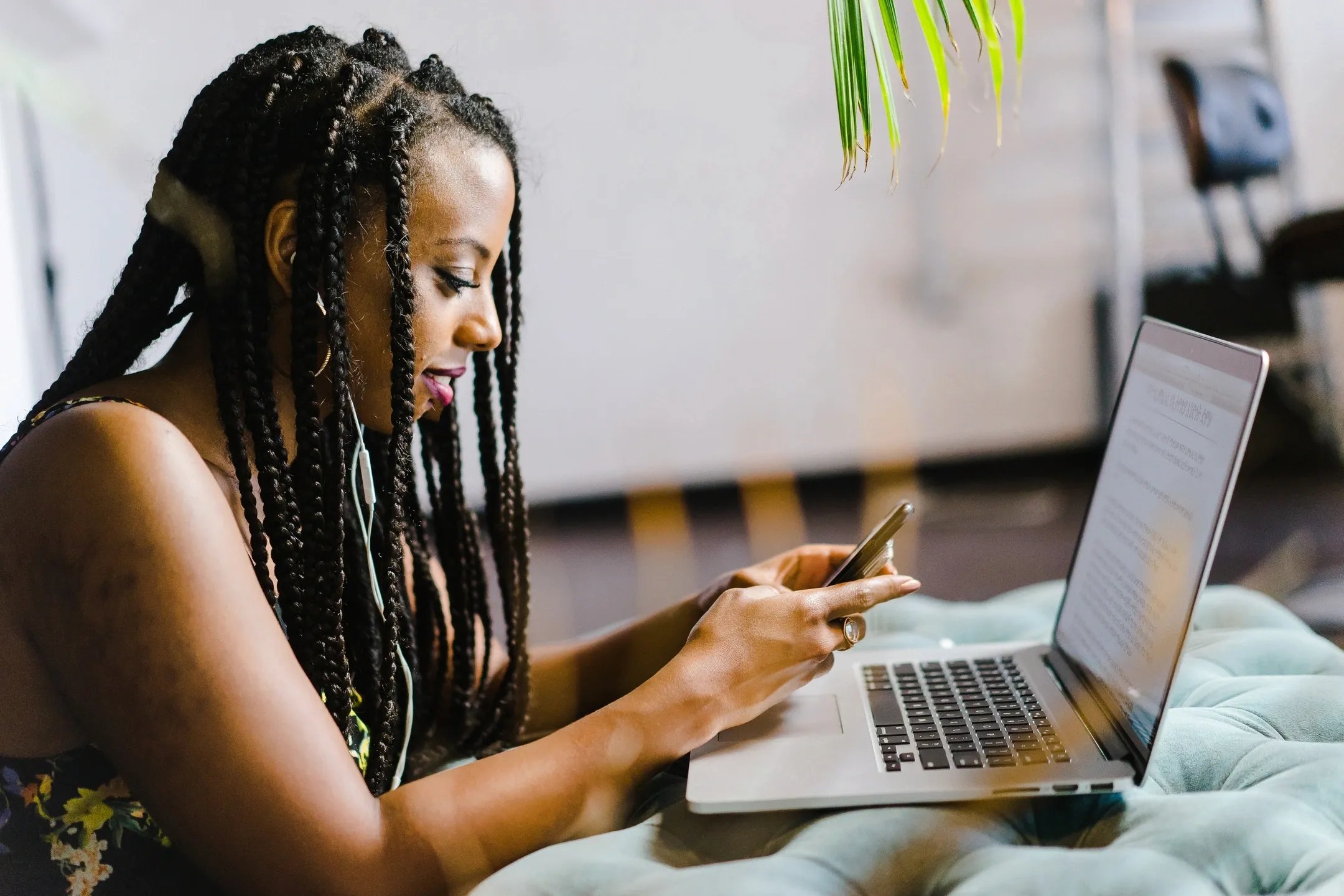 Business woman working